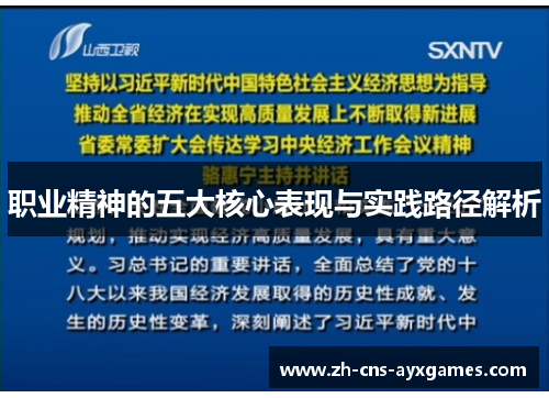 职业精神的五大核心表现与实践路径解析